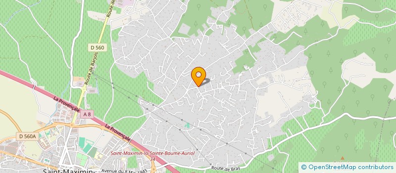 localisation de l'entreprise MADAME CORALIE COLLADO  SAINT-MAXIMIN-LA-SAINTE-BAUME