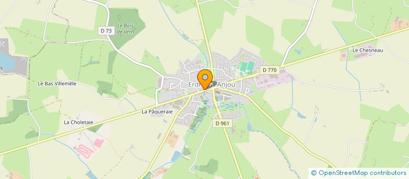 localisation de l'entreprise MADAME CORALIE CORLAY  ERDRE-EN-ANJOU