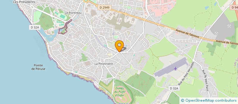 localisation de l'entreprise MADAME CORALIE COULIAU à LES SABLES D'OLONNE