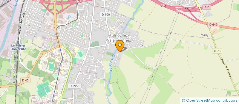 localisation de l'entreprise MADAME CORALIE COULON  AULNOY-LEZ-VALENCIENNES