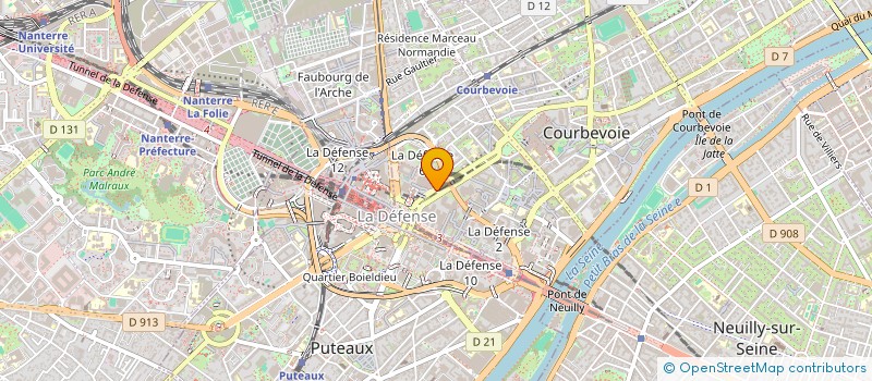 localisation de l'entreprise MADAME CORALIE CRESPIN à COURBEVOIE