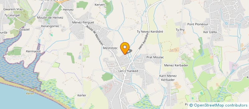 localisation de l'entreprise MADAME CORALIE CREVEL  FOUESNANT