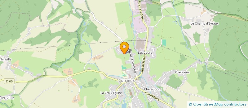 localisation de l'entreprise MADAME CORALIE CUSSAC à CORCIEUX