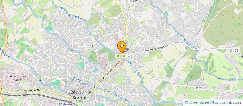 localisation de l'entreprise MADAME CORALIE DA COSTA à L'ISLE-SUR-LA-SORGUE