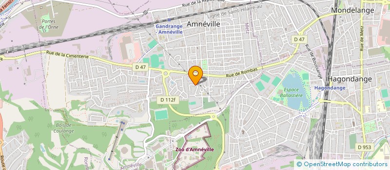 localisation de l'entreprise MADAME CORALIE DA COSTA  AMNEVILLE