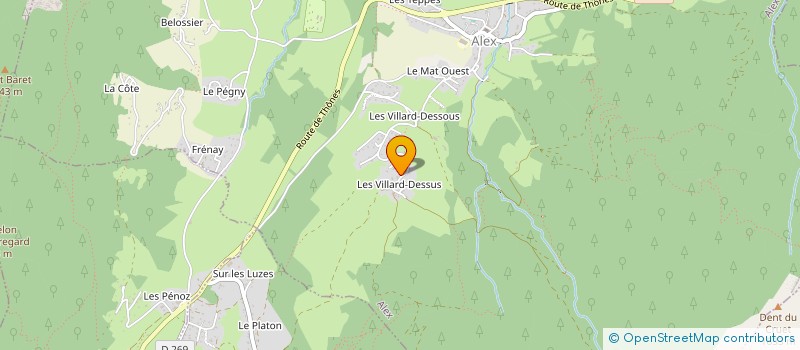 localisation de l'entreprise MADAME CORALIE DA SILVA SANTOS  ALEX