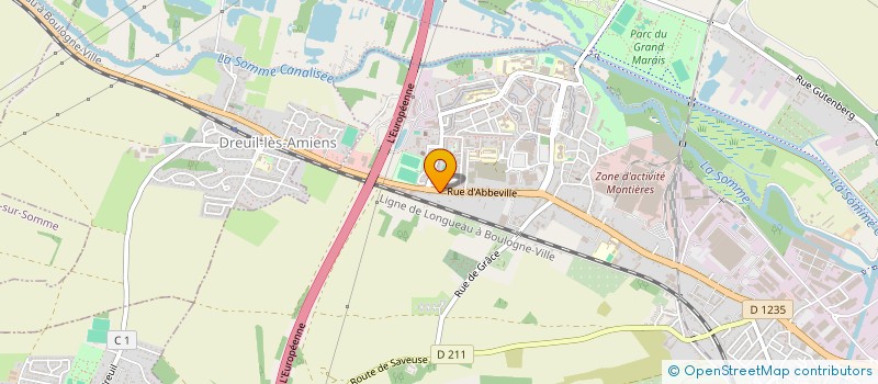 localisation de l'entreprise MADAME CORALIE DAGUER TESSEMA  AMIENS