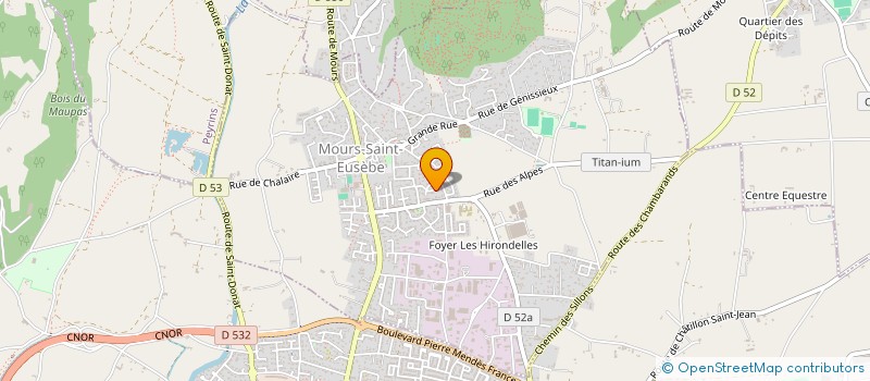 localisation de l'entreprise MADAME CORALIE DALY-ERRAYA  MOURS-SAINT-EUSEBE