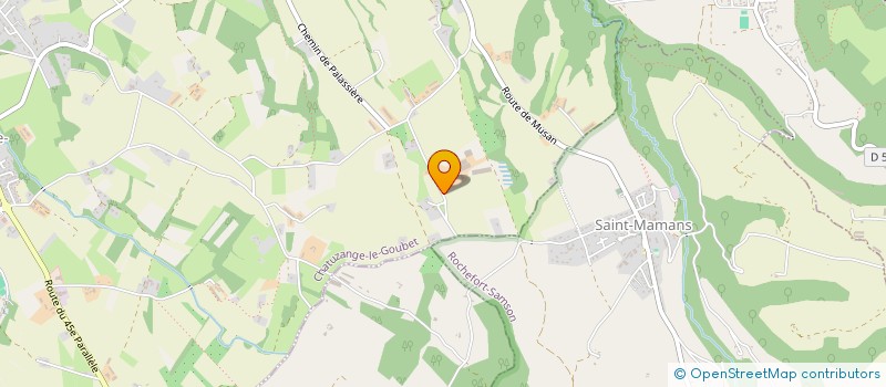 localisation de l'entreprise MADAME CORALIE DAMAISIN  CHATUZANGE-LE-GOUBET