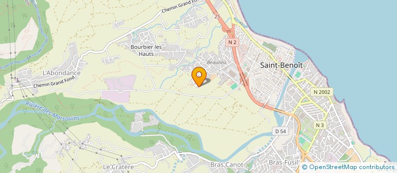 localisation de l'entreprise MADAME CORALIE DAMOUR  SAINT-BENOIT