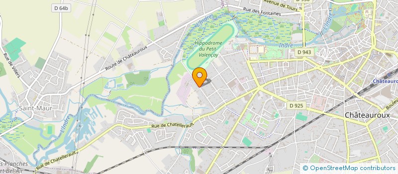localisation de l'entreprise MADAME CORALIE DANIEL à CHATEAUROUX