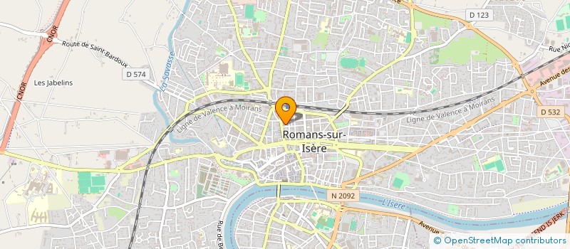 localisation de l'entreprise MADAME CORALIE DE BONIS  BOURG-DE-PEAGE