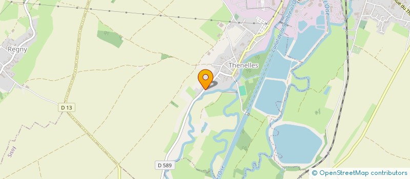 localisation de l'entreprise MADAME CORALIE DEFONTAINE  THENELLES