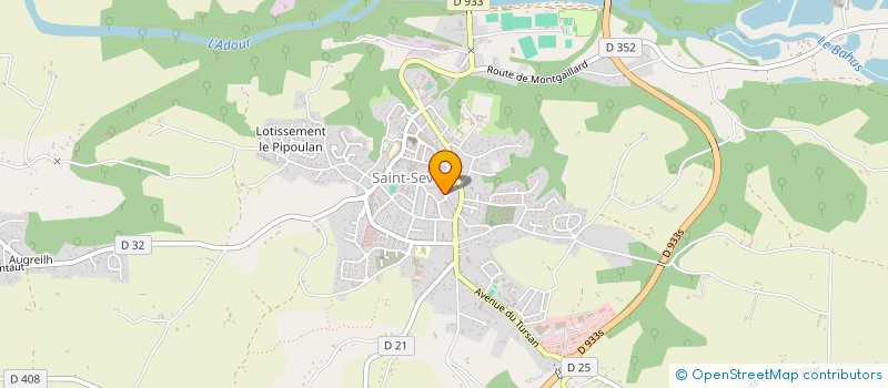 localisation de l'entreprise MADAME CORALIE DEHEZ à SAINT-SEVER