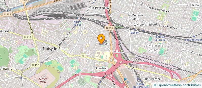 localisation de l'entreprise MADAME CORALIE DELAPORTE à NOISY-LE-SEC
