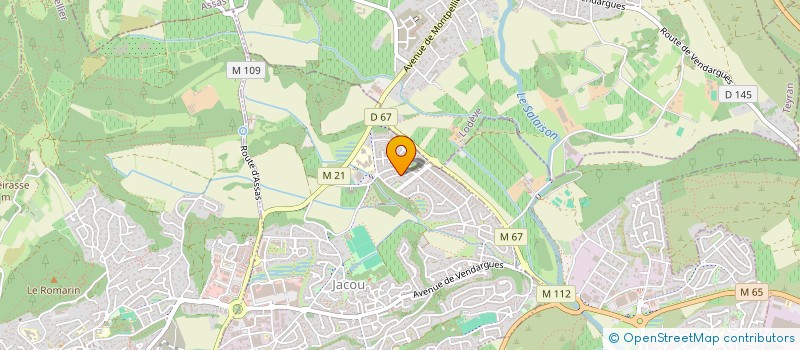 localisation de l'entreprise MADAME CORALIE DELEUZE  SETE