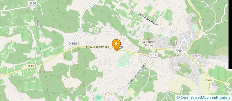 localisation de l'entreprise MADAME CORALIE DEMONTY  ROGNES