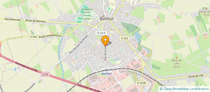localisation de l'entreprise MADAME CORALIE DEPARIS à BAILLEUL