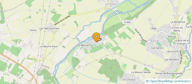 localisation de l'entreprise MADAME CORALIE DESCHAMPS  BALZAC