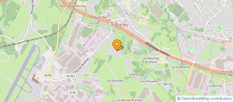 localisation de l'entreprise MADAME CORALIE DESCOMBES à BOUGUENAIS