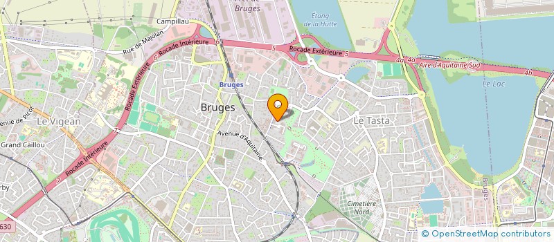 localisation de l'entreprise MADAME CORALIE DIALINAS  BRUGES