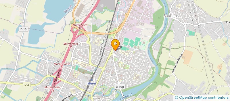 localisation de l'entreprise MADAME CORALIE DIDIER  MURET