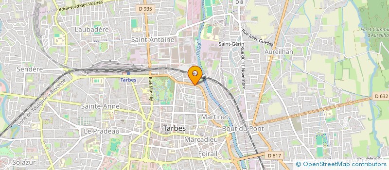 localisation de l'entreprise MADAME CORALIE DIOGO  TARBES