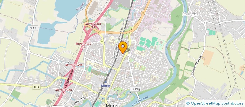 localisation de l'entreprise MADAME CORALIE DIXNEUF  MURET