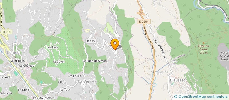 localisation de l'entreprise MADAME CORALIE DOGLIO à CONTES