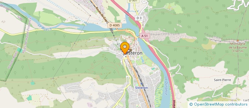 localisation de l'entreprise MADAME CORALIE DORMOY  SISTERON