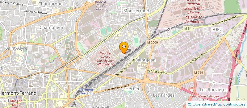 localisation de l'entreprise MADAME CORALIE DOUBRE à CHAMALIERES