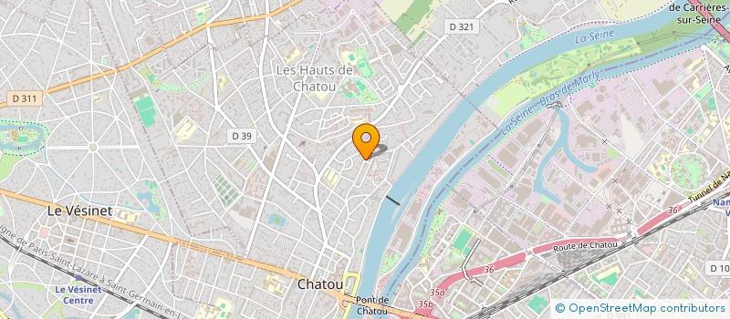 localisation de l'entreprise MADAME CORALIE DOZIAS  CHATOU