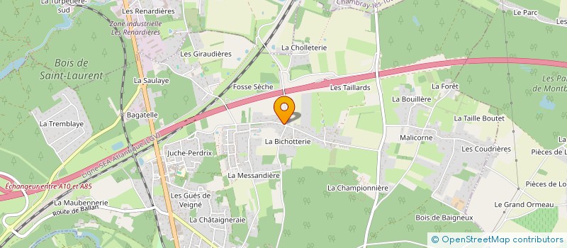 localisation de l'entreprise MADAME CORALIE DRAGULA  VEIGNE