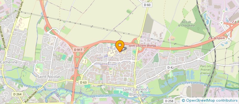 localisation de l'entreprise MADAME CORALIE DROUIN à ARRAS