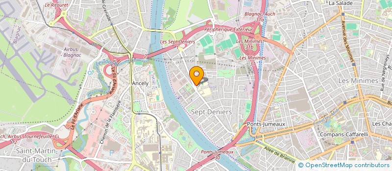 localisation de l'entreprise MADAME CORALIE DUBESSET  TOULOUSE