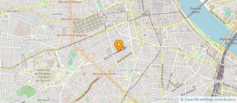 localisation de l'entreprise MADAME CORALIE DUCASSE  BORDEAUX