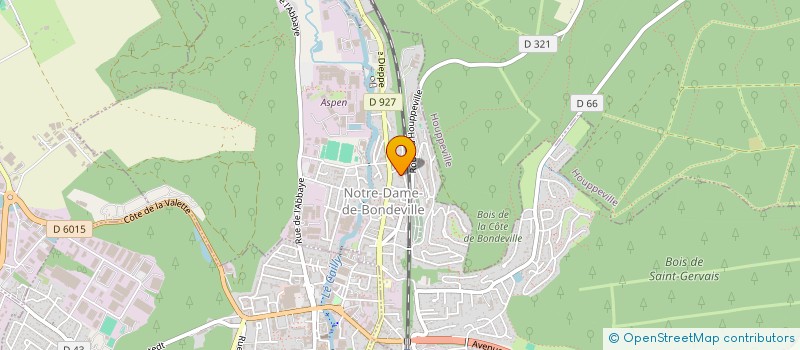 localisation de l'entreprise MADAME CORALIE DUFOURD  NOTRE-DAME-DE-BONDEVILLE