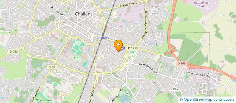 localisation de l'entreprise MADAME CORALIE DUGUE  CHALLANS