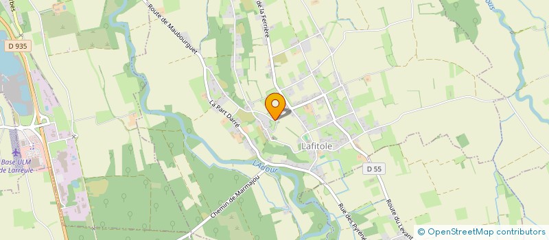 localisation de l'entreprise MADAME CORALIE DUHAUVELLE  LAFITOLE