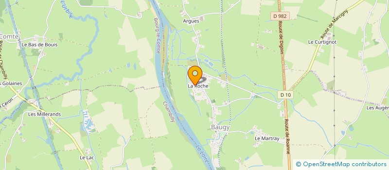 localisation de l'entreprise MADAME CORALIE DUMAS  BAUGY