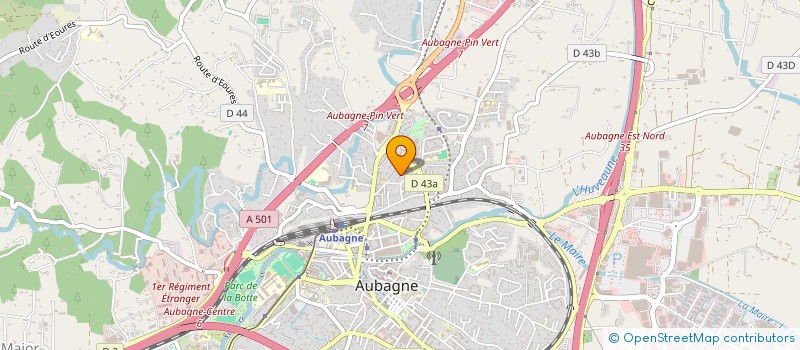 localisation de l'entreprise MADAME CORALIE DUPONCHEL à AUBAGNE