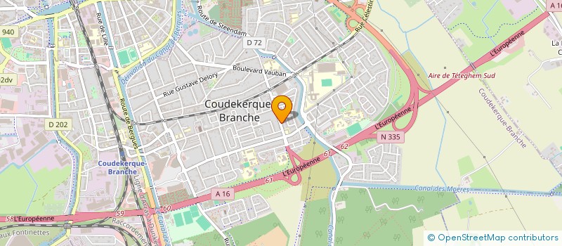 localisation de l'entreprise MADAME CORALIE DURAND  COUDEKERQUE-BRANCHE