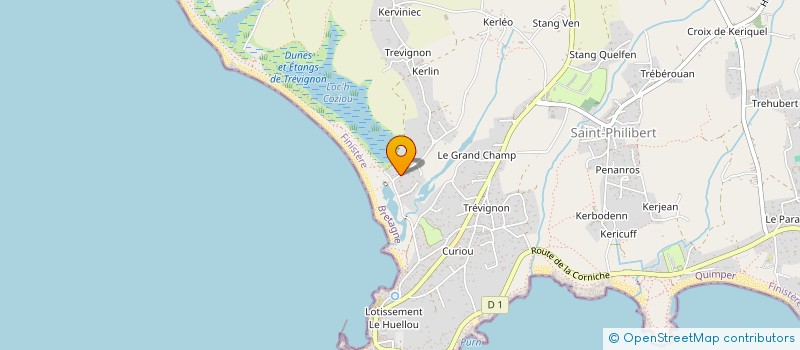 localisation de l'entreprise MADAME CORALIE DUTAC  TREGUNC