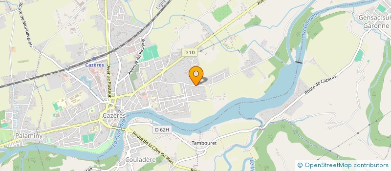 localisation de l'entreprise MADAME CORALIE EL MAWAS  CAZERES