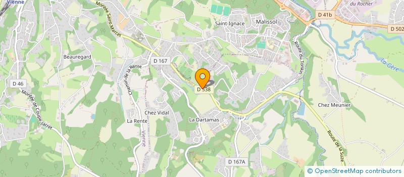 localisation de l'entreprise MADAME CORALIE ESSERTIER  JARDIN