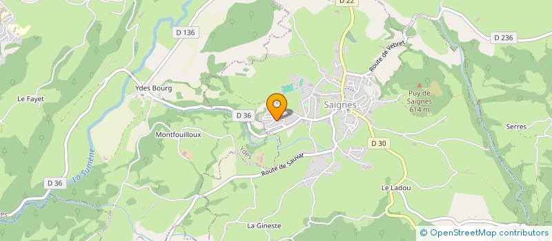 localisation de l'entreprise MADAME CORALIE ESTORGUES à SAIGNES