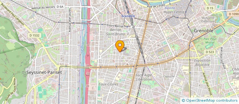 localisation de l'entreprise MADAME CORALIE EYNAUD  GRENOBLE