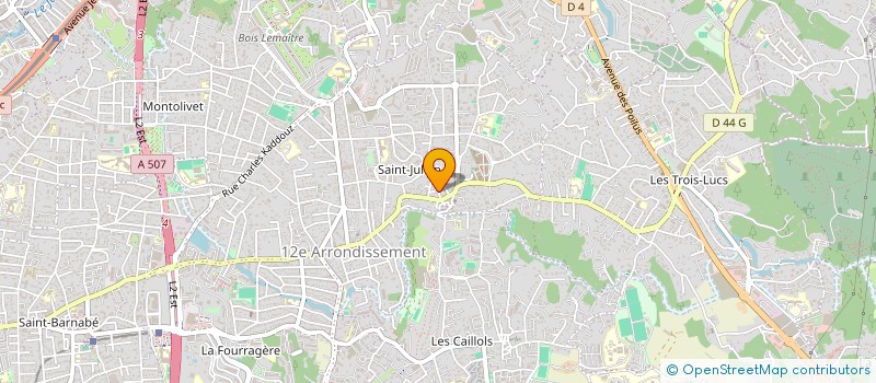 localisation de l'entreprise MADAME CORALIE FABRI à MARSEILLE