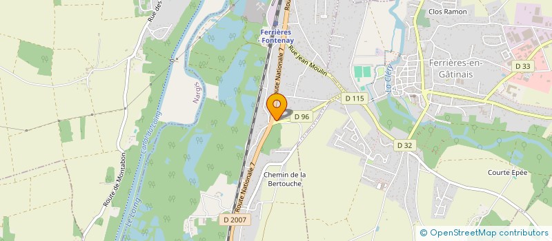 localisation de l'entreprise MADAME CORALIE FALCK à FONTENAY-SUR-LOING