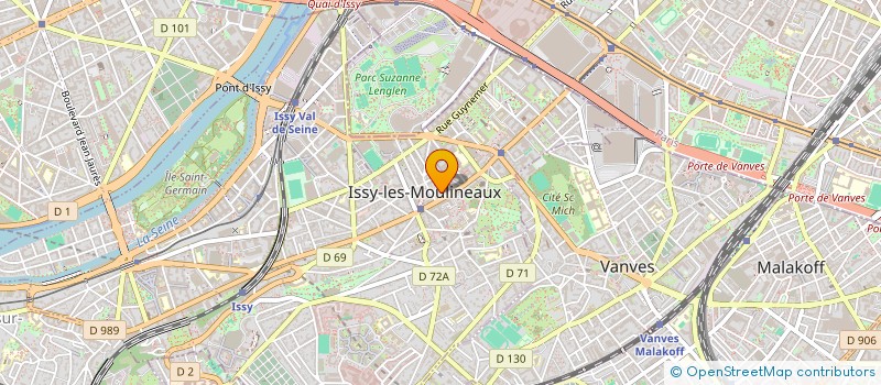 localisation de l'entreprise MADAME CORALIE FAUQUET à ISSY-LES-MOULINEAUX